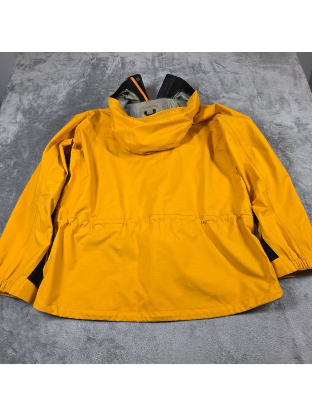 LL Bean Jacket Mens Large Yellow All Conditions Gear Gore-Tex Rain Shell - Picture 16 of 16